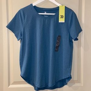 All In Motion Short Sleeve Essential T-Shirt Light Blue